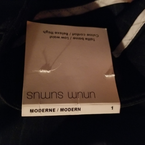 TRISTAN Navy Blue Pinstripe Trousers (Size 1) - Picture 7 of 14